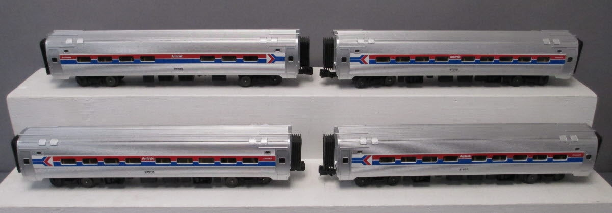MTH 30-6522 O Amtrak RailKing O-31 Amfleet Phase 1 Coach Set (Set of 4)