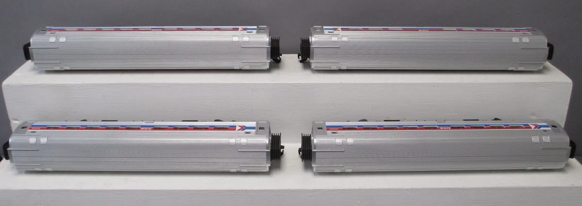MTH 30-6522 O Amtrak RailKing O-31 Amfleet Phase 1 Coach Set (Set of 4)