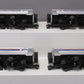 MTH 30-6522 O Amtrak RailKing O-31 Amfleet Phase 1 Coach Set (Set of 4)