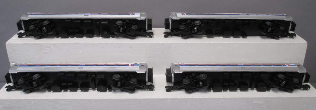 MTH 30-6522 O Amtrak RailKing O-31 Amfleet Phase 1 Coach Set (Set of 4)