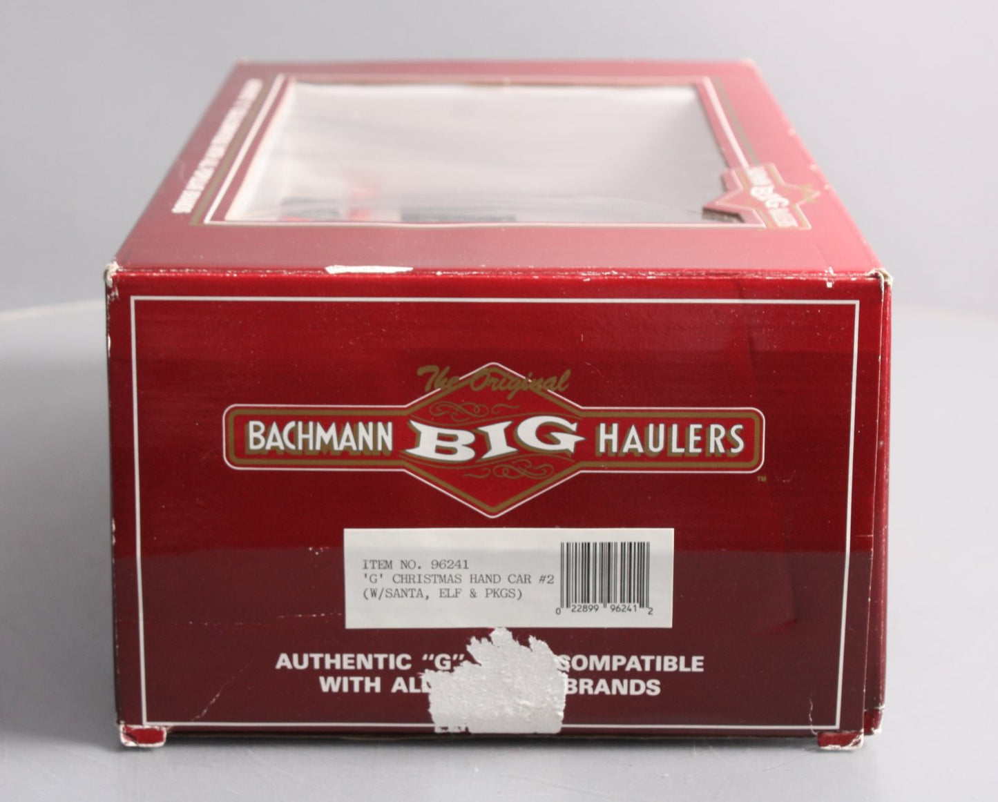 Bachmann 96241 #2 Christmas Handcar w/Santa & Elf - Metal Wheels