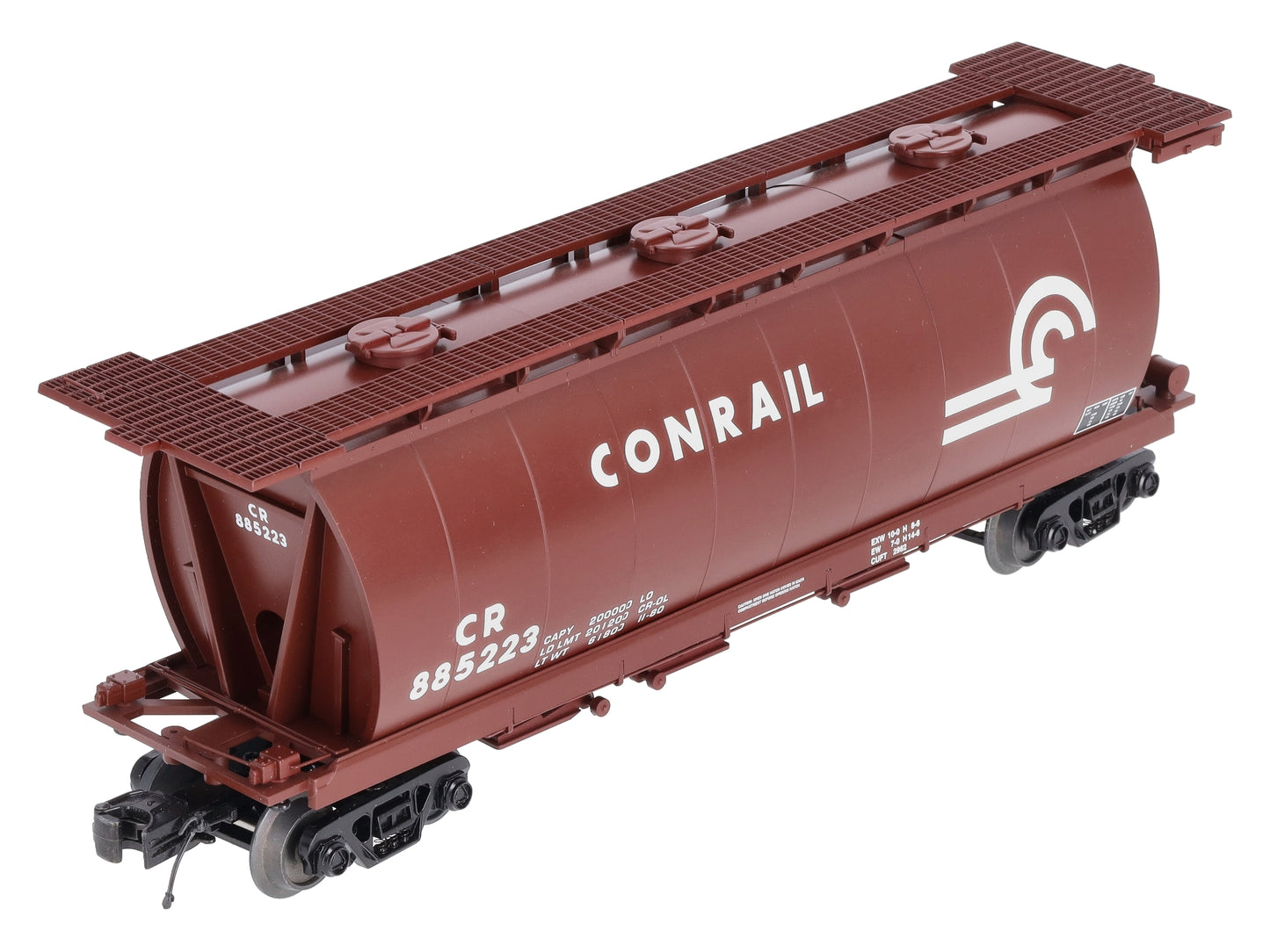 MTH 20-97691 O Conrail 3-Bay Cylindrical Hopper Car #885223