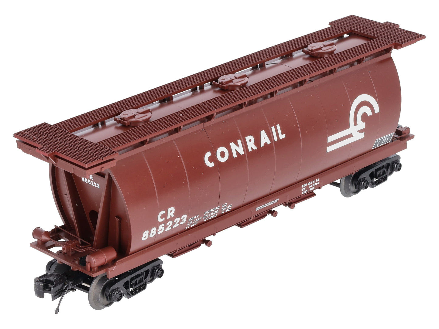 MTH 20-97691 O Conrail 3-Bay Cylindrical Hopper Car #885223