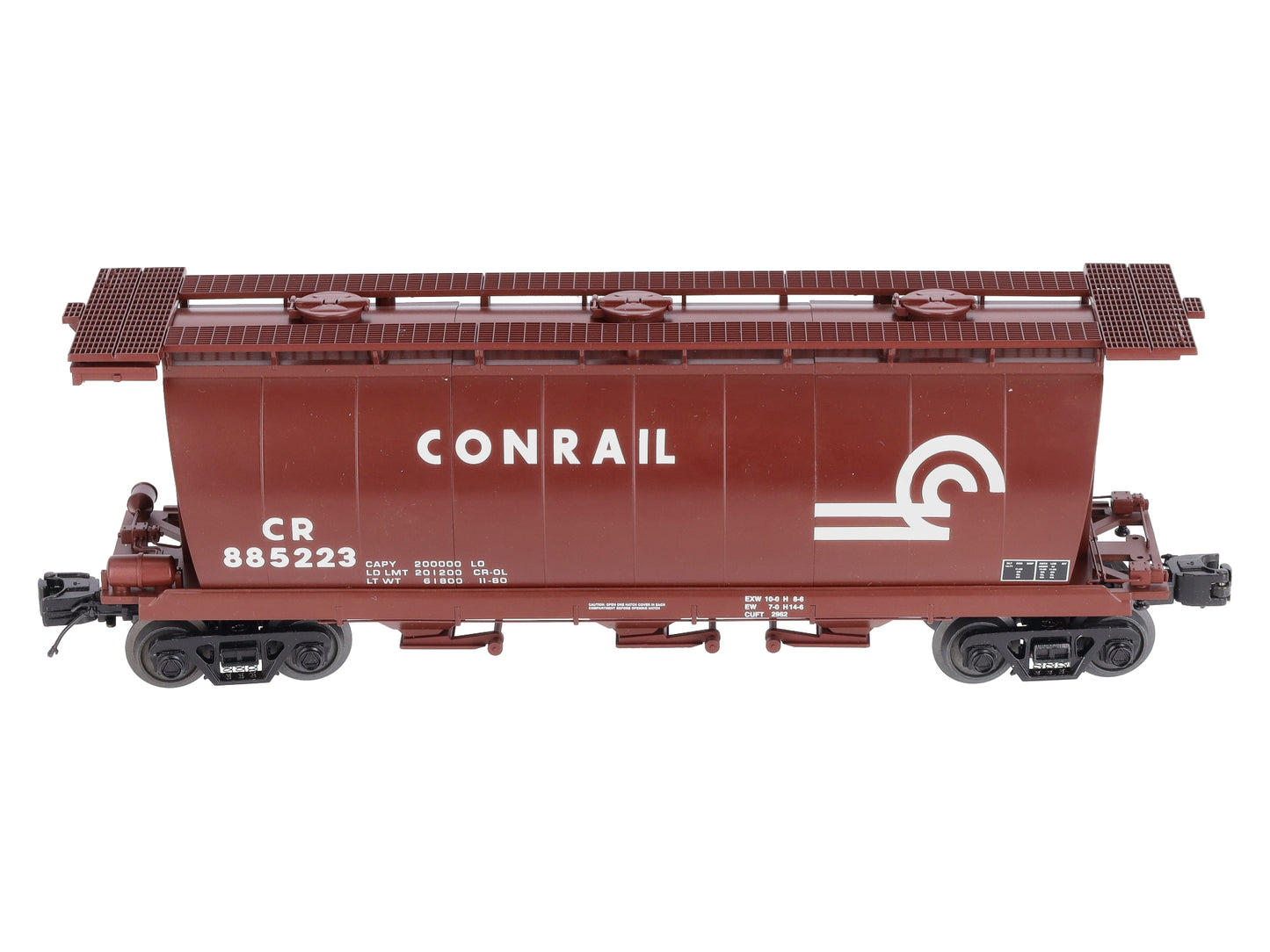 MTH 20-97691 O Conrail 3-Bay Cylindrical Hopper Car #885223