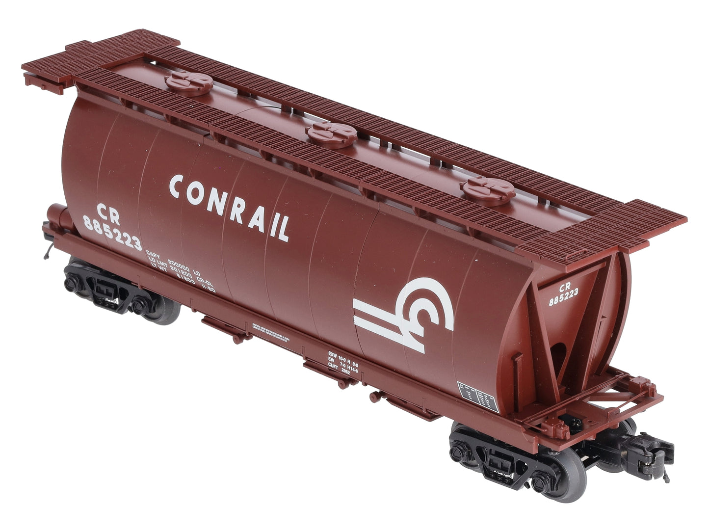 MTH 20-97691 O Conrail 3-Bay Cylindrical Hopper Car #885223