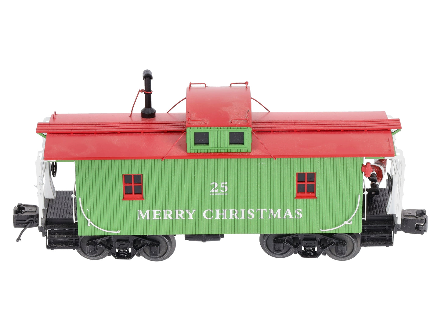 MTH 20-91636 O Christmas N-6b Caboose w/ Operating Santa #25