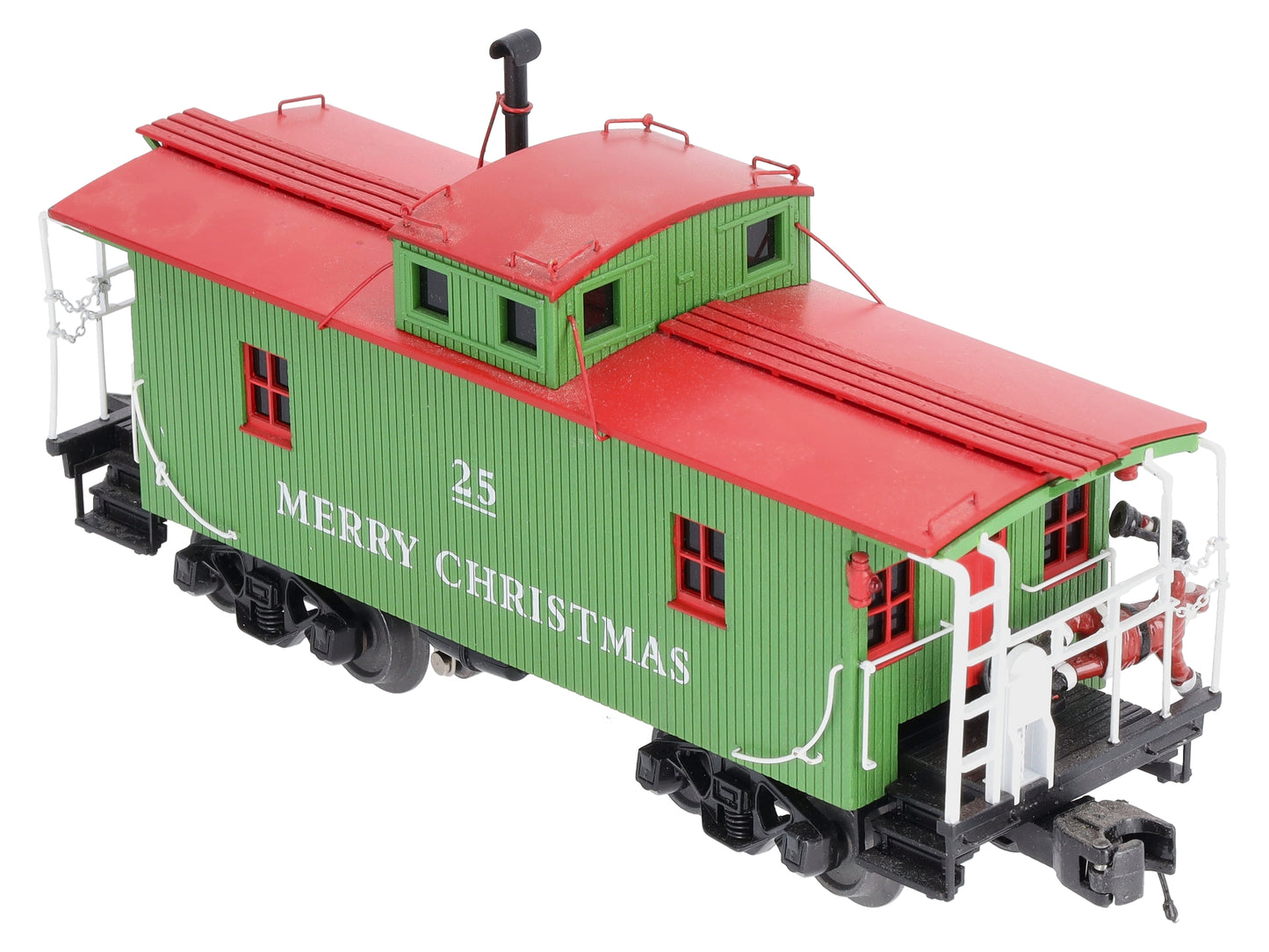 MTH 20-91636 O Christmas N-6b Caboose w/ Operating Santa #25