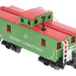 MTH 20-91636 O Christmas N-6b Caboose w/ Operating Santa #25