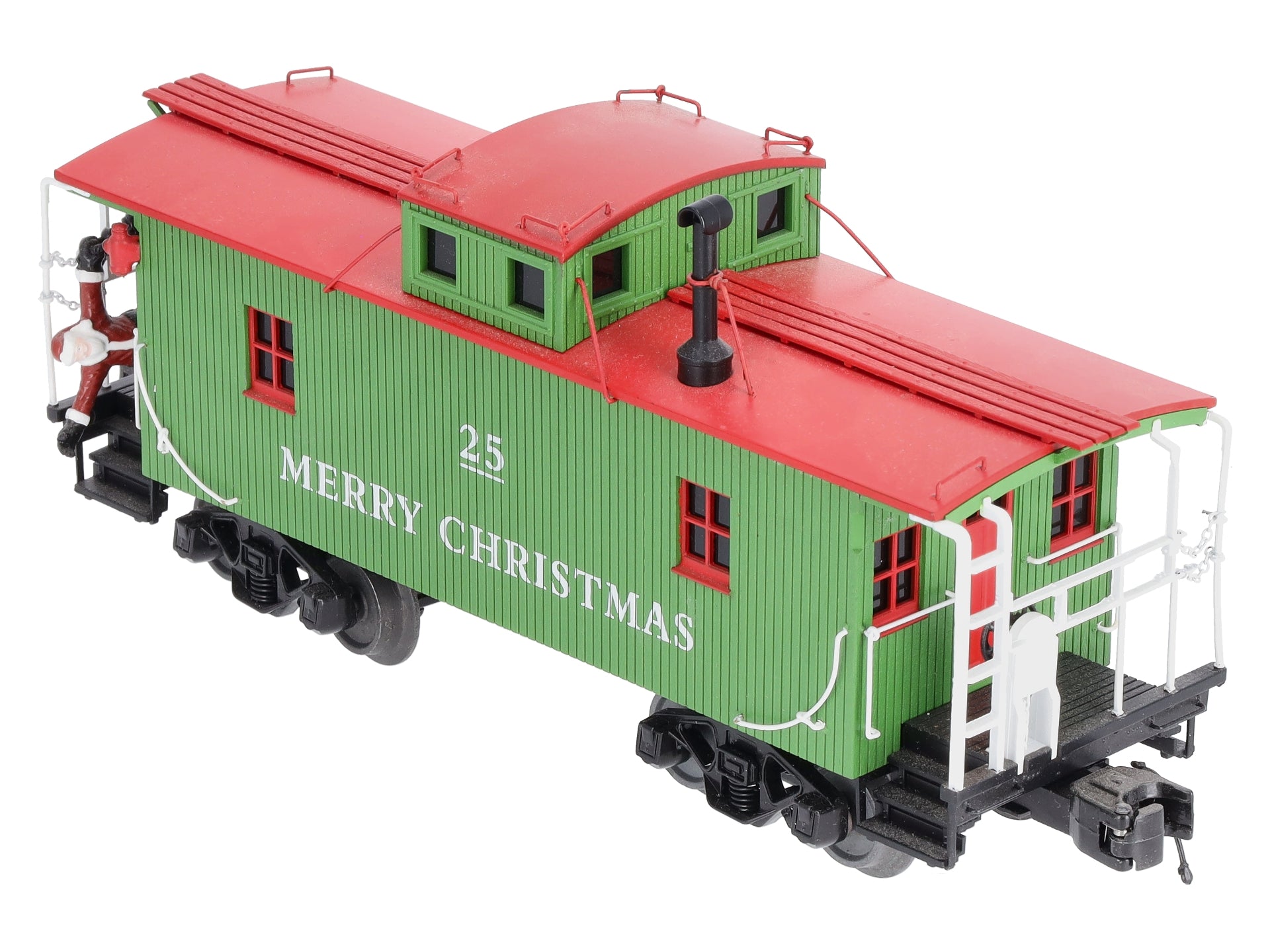 MTH 20-91636 O Christmas N-6b Caboose w/ Operating Santa #25