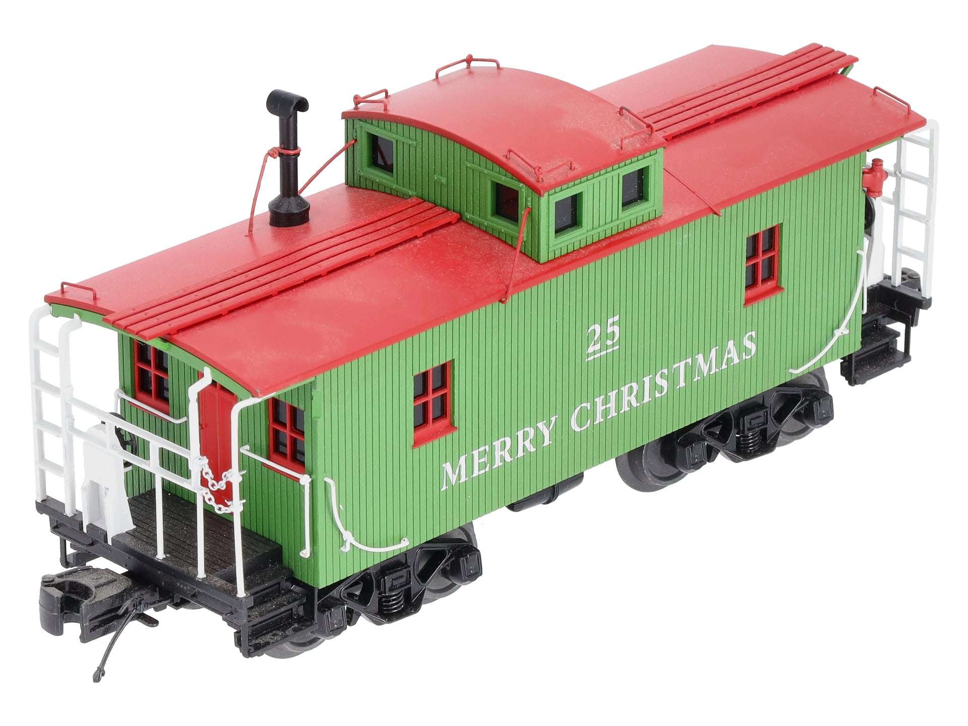 MTH 20-91636 O Christmas N-6b Caboose w/ Operating Santa #25