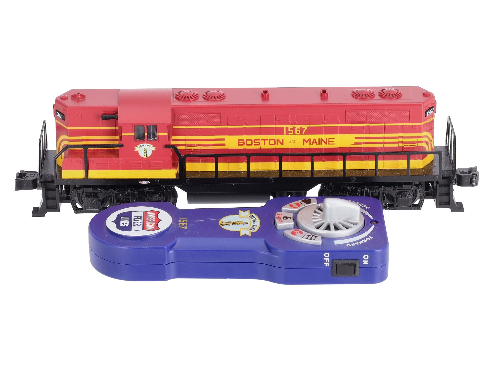 American Flyer 44115 S Boston & Maine AF FlyerChief GP7 Diesel w/ Remote #1567