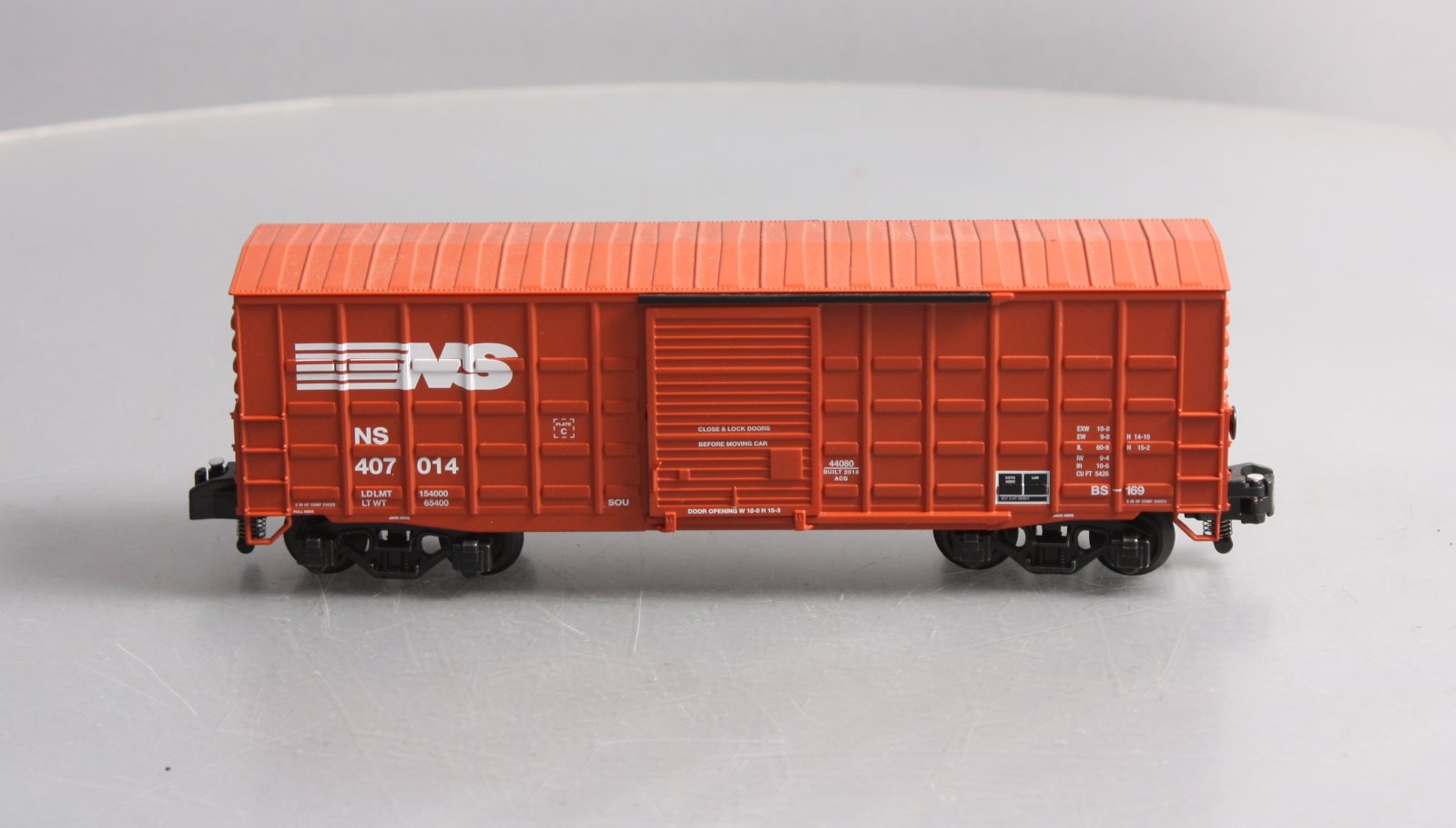 American Flyer 6-44080 S Gauge Norfolk Southern Waffle Sided Boxcar #407014