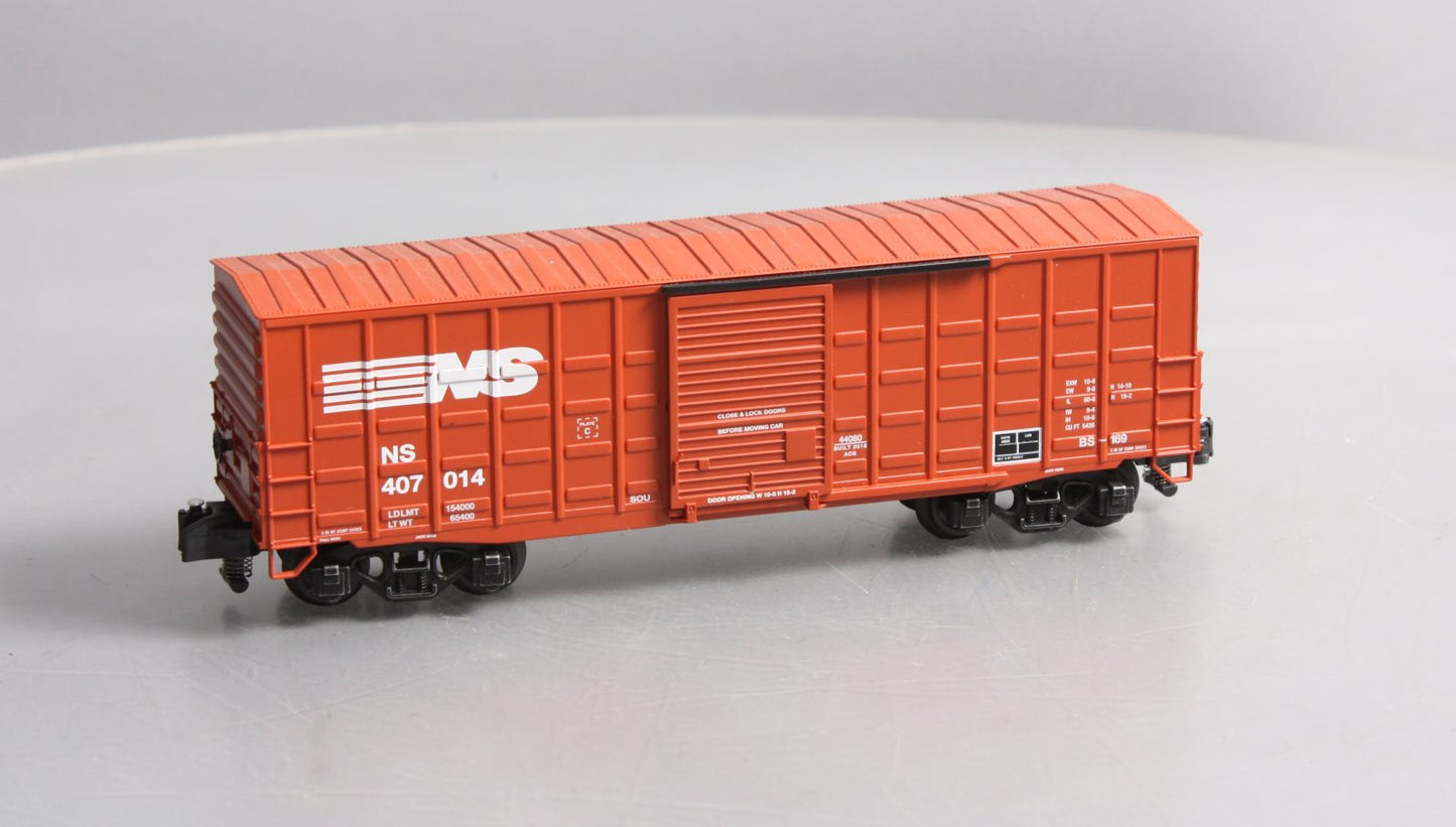 American Flyer 6-44080 S Gauge Norfolk Southern Waffle Sided Boxcar #407014