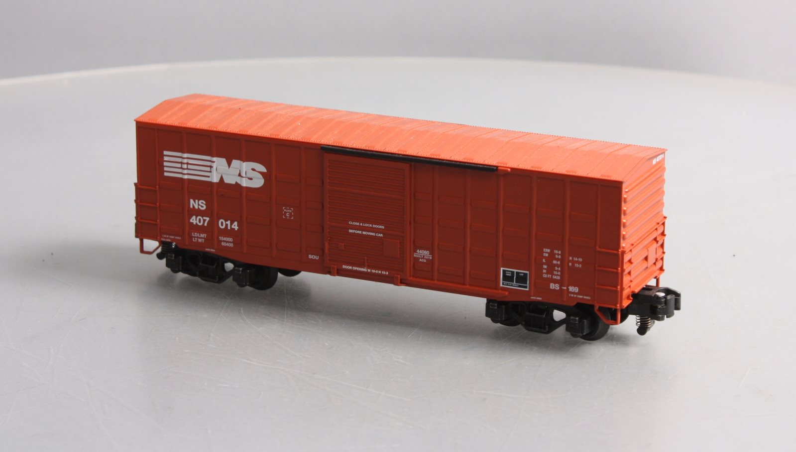 American Flyer 6-44080 S Gauge Norfolk Southern Waffle Sided Boxcar #407014