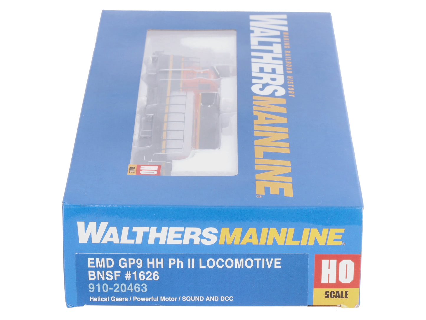 Walthers 910-20463 HO BNSF EMD GP9 Phase II Diesel Locomotive Sound/DCC #1626