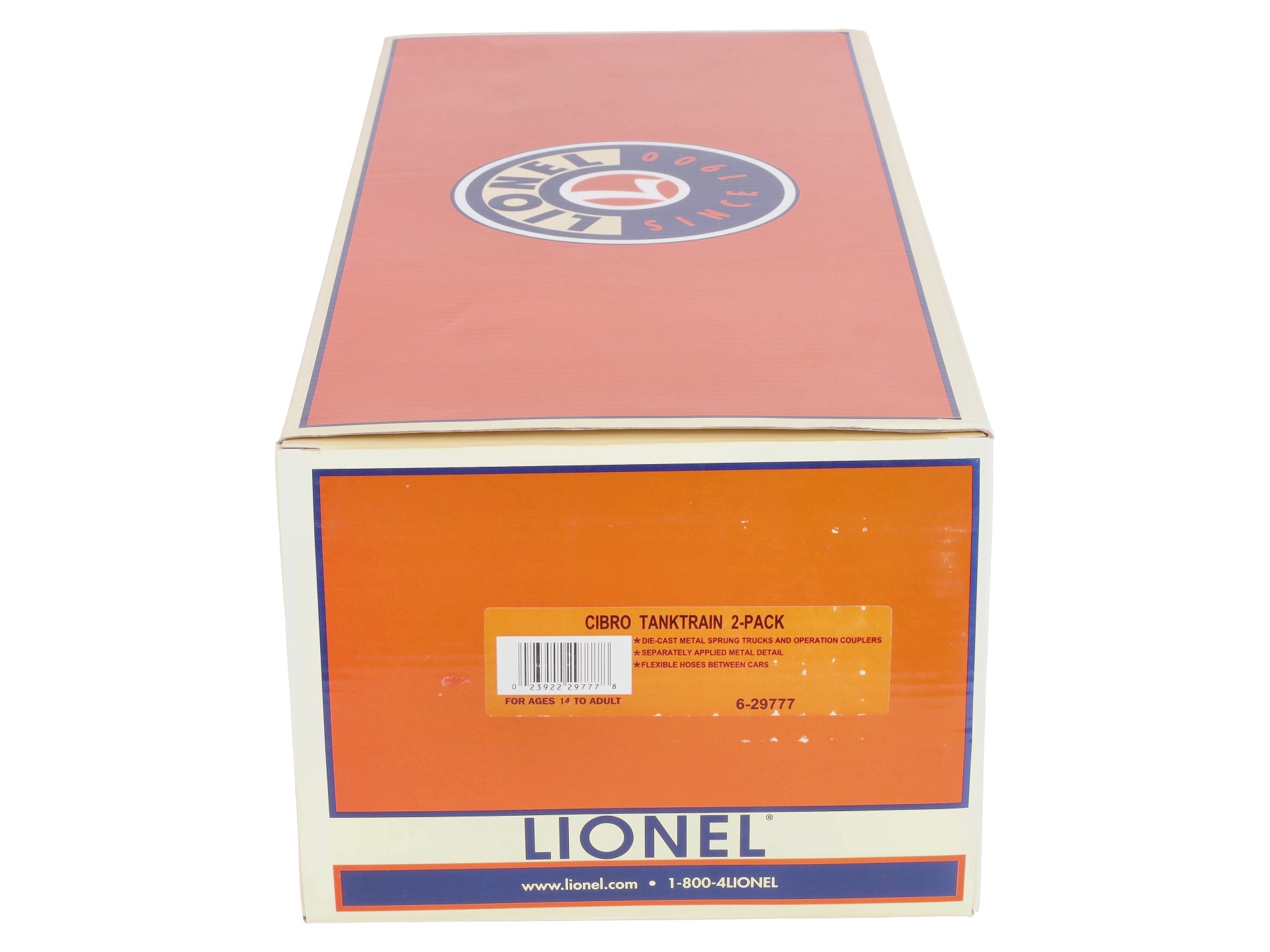 Lionel 6-29777 O Cibro TankTrain Tank Cars (Set of 2)