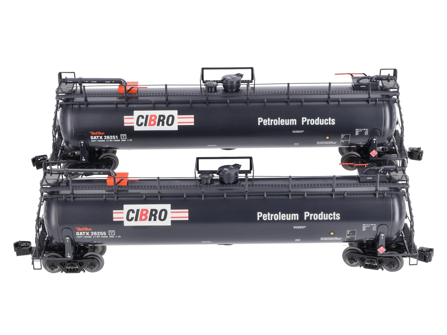 Lionel 6-29777 O Cibro TankTrain Tank Cars (Set of 2)