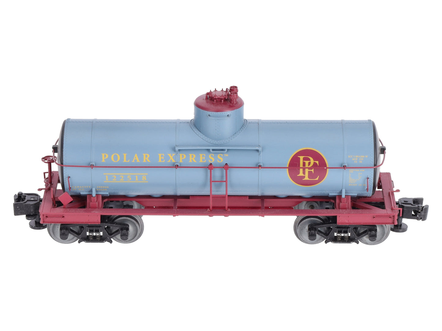Lionel 6-84810 O The Polar Express™ 8000 Gallon Tank Car #122518