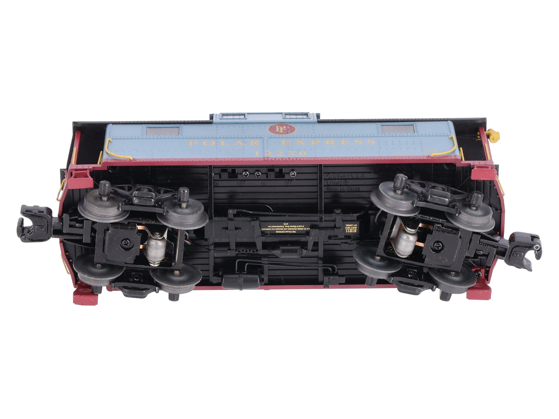Lionel 6-81811 O The Polar Express N5b Cupola Caboose w/Lights & Smoke #1402