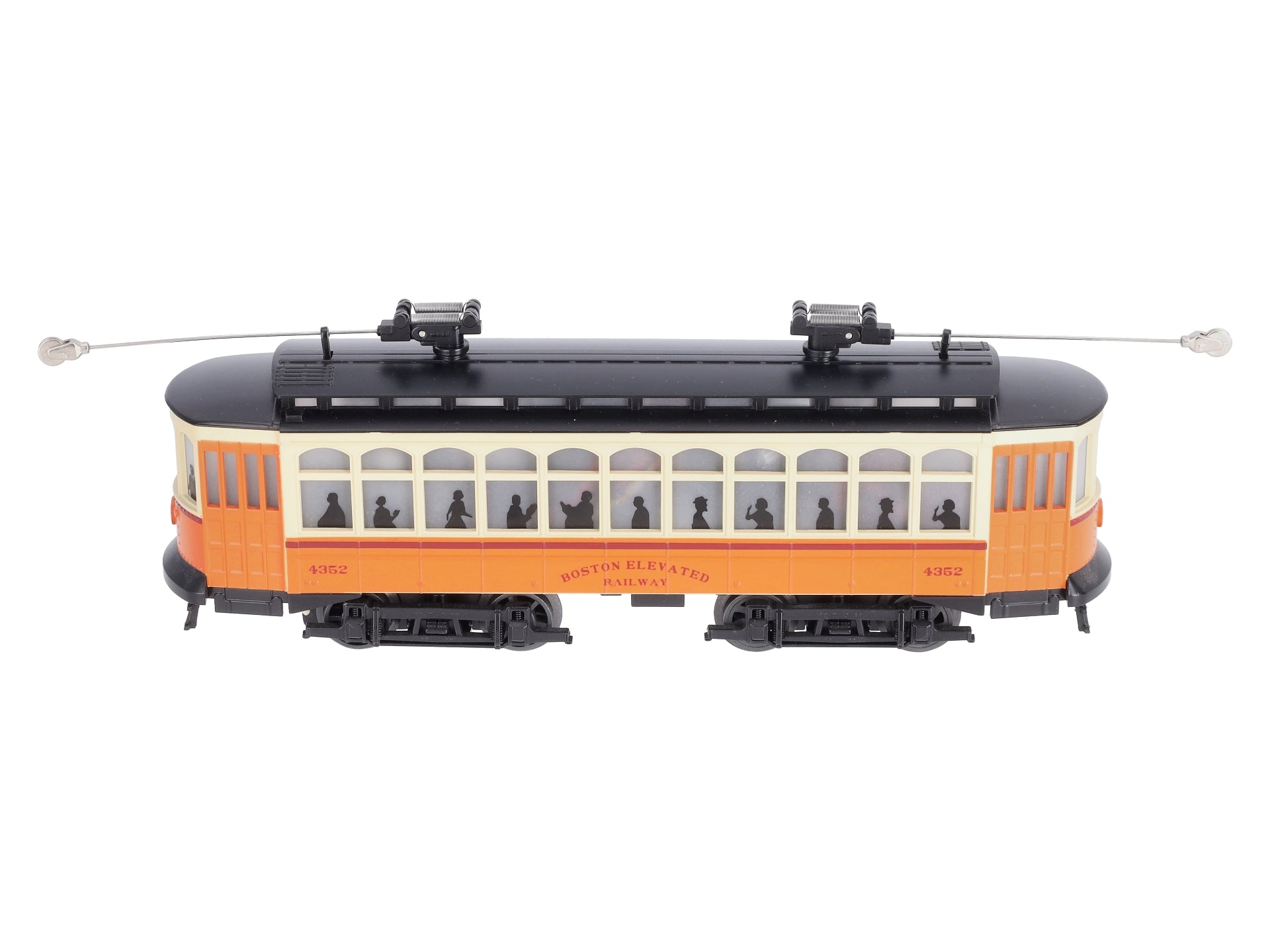 MTH 30-5173-1 O Boston Elevated Railway Brill Trolley #4352 w/Proto-Sounds 3.0
