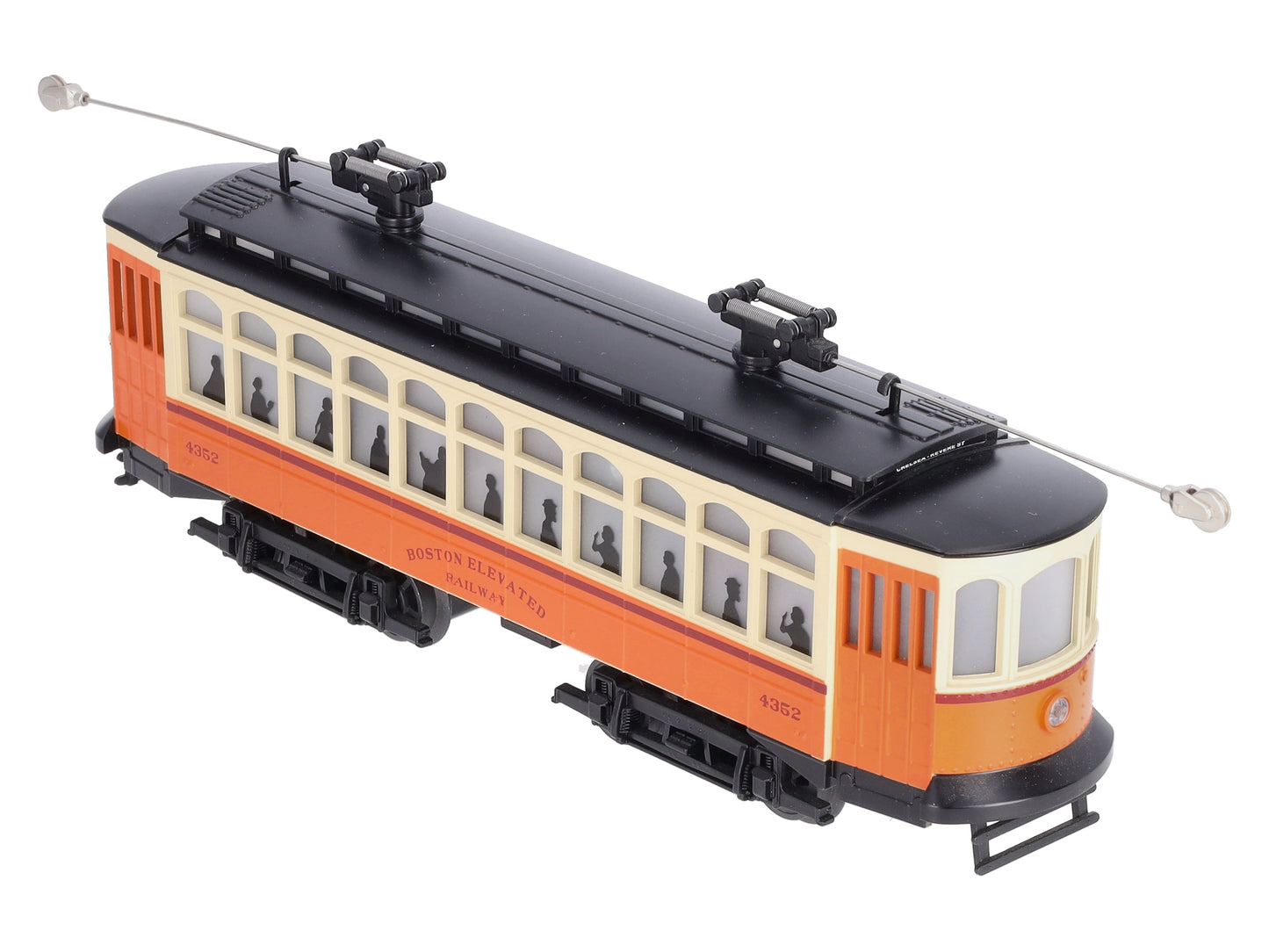 MTH 30-5173-1 O Boston Elevated Railway Brill Trolley #4352 w/Proto-Sounds 3.0