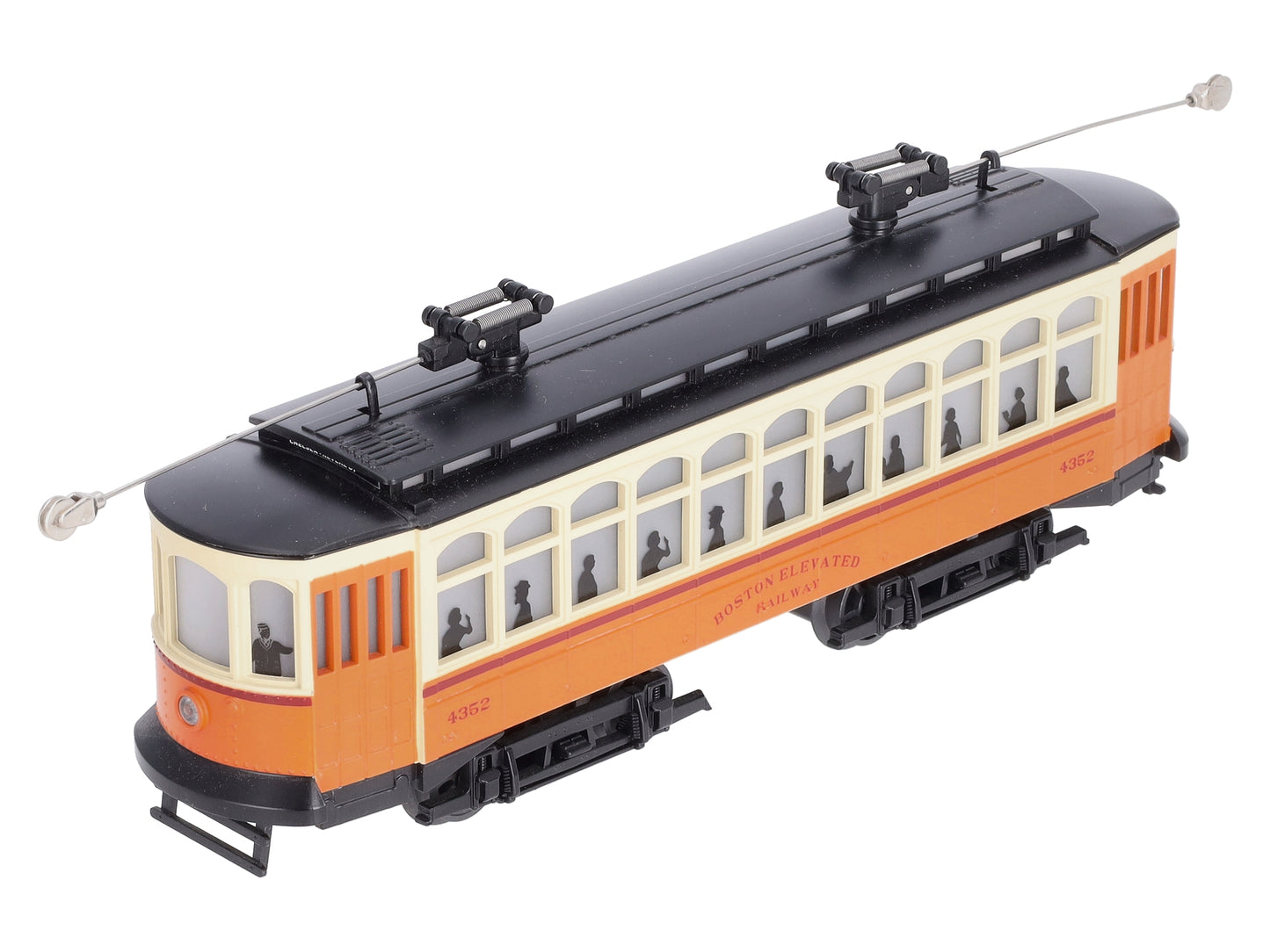 MTH 30-5173-1 O Boston Elevated Railway Brill Trolley #4352 w/Proto-Sounds 3.0