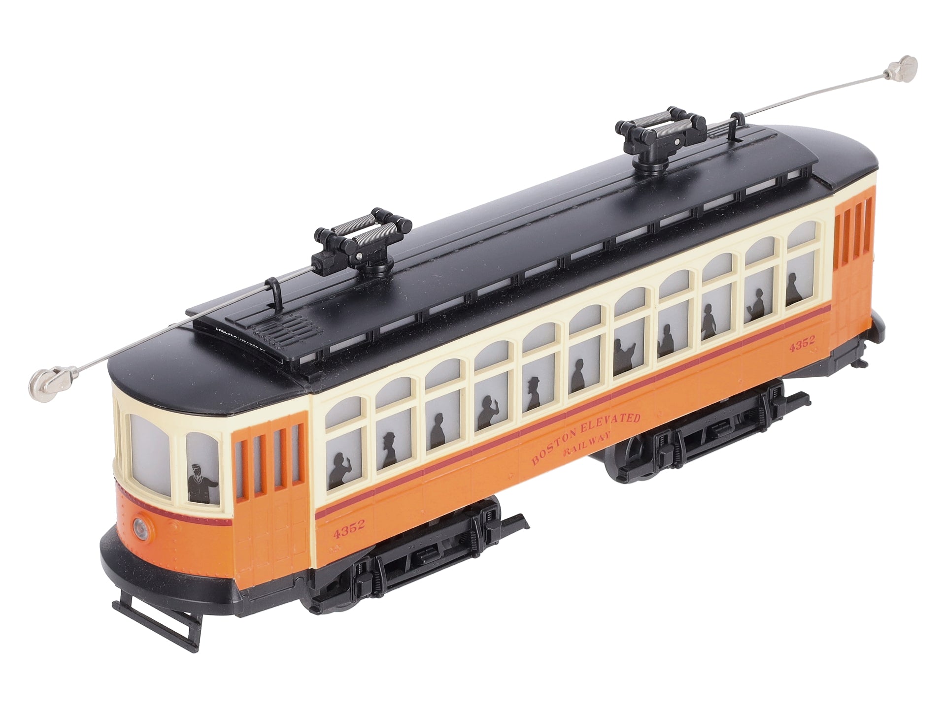 MTH 30-5173-1 O Boston Elevated Railway Brill Trolley #4352 w/Proto-Sounds 3.0