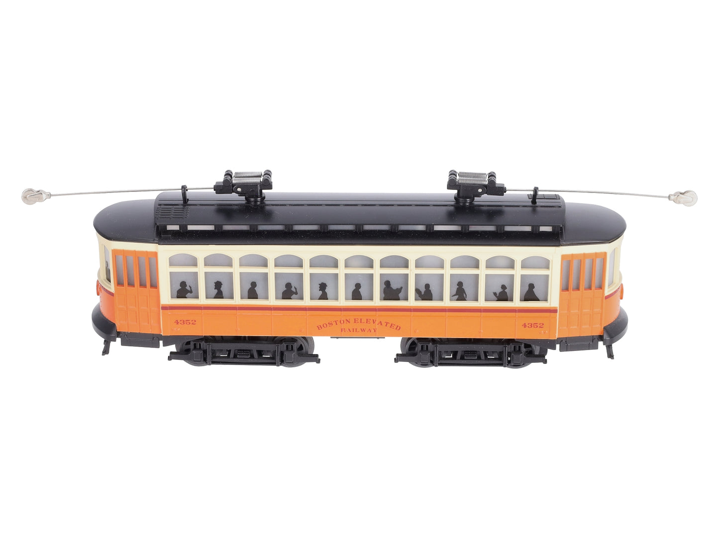 MTH 30-5173-1 O Boston Elevated Railway Brill Trolley #4352 w/Proto-Sounds 3.0
