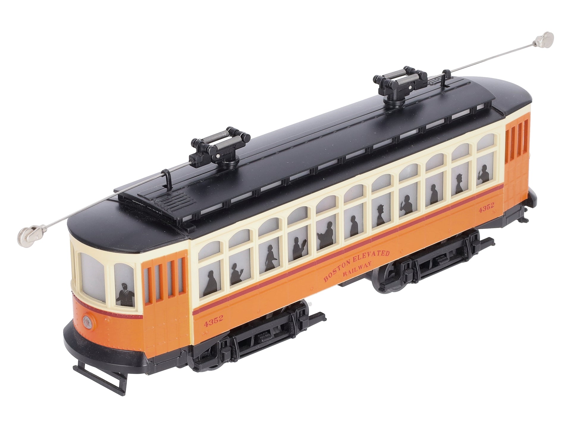 MTH 30-5173-1 O Boston Elevated Railway Brill Trolley #4352 w/Proto-Sounds 3.0