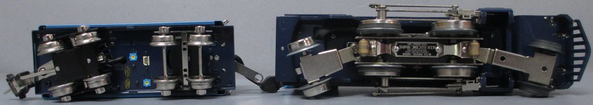 MTH 10-3034-1 Two-Tone Blue 249 O Gauge Loco & Tender w/PS2