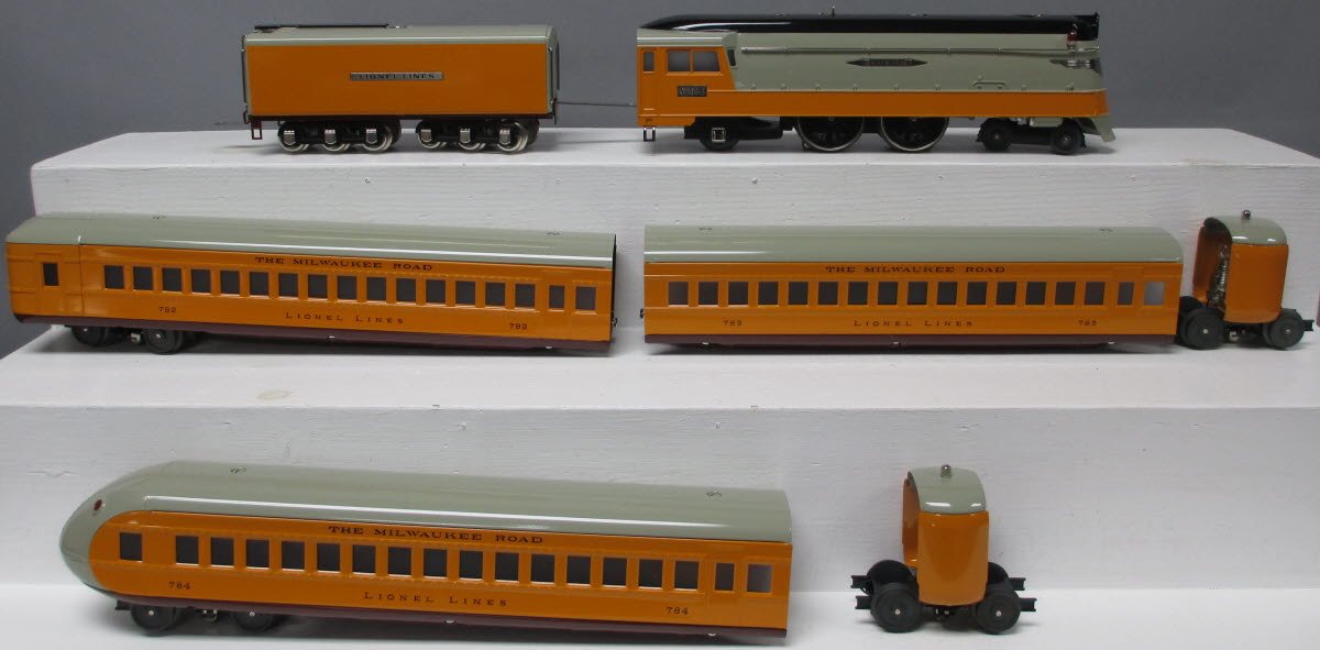 Lionel 11-6017-0 Milwaukee Road Hiawatha O Gauge Steam Passenger Train Set #755W