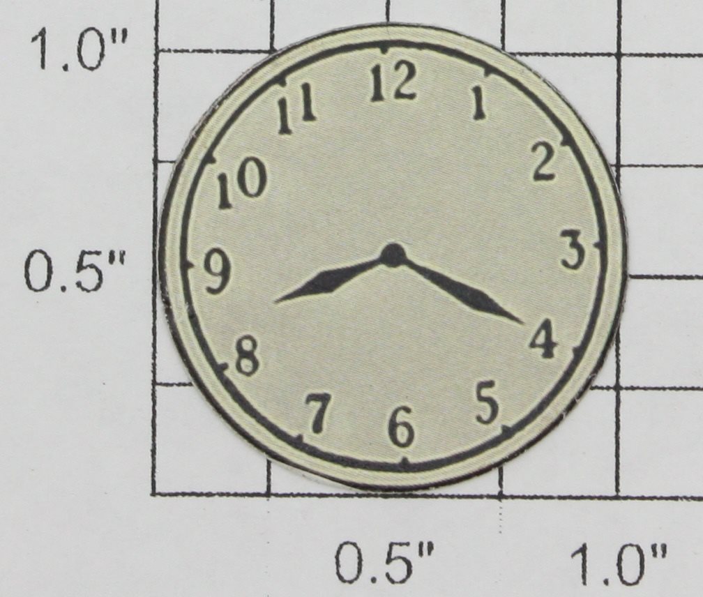 Noma 450-13 Clock with Adhesive on Back – Trainz