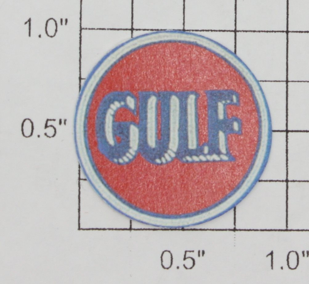 Noma 450-14 "Gulf" Sign with Adhesive on Back