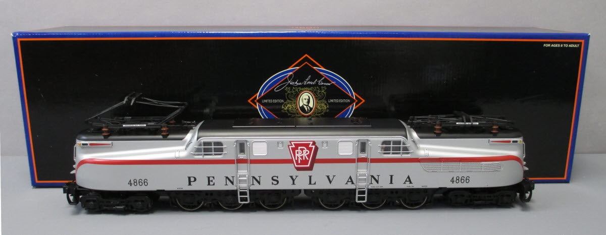 Lionel 6-18374 O Gauge Pennsylvania Silver GG-1 Electric Engine w/TMCC #4866