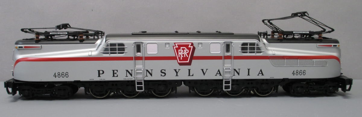 Lionel 6-18374 O Gauge Pennsylvania Silver GG-1 Electric Engine w/TMCC #4866