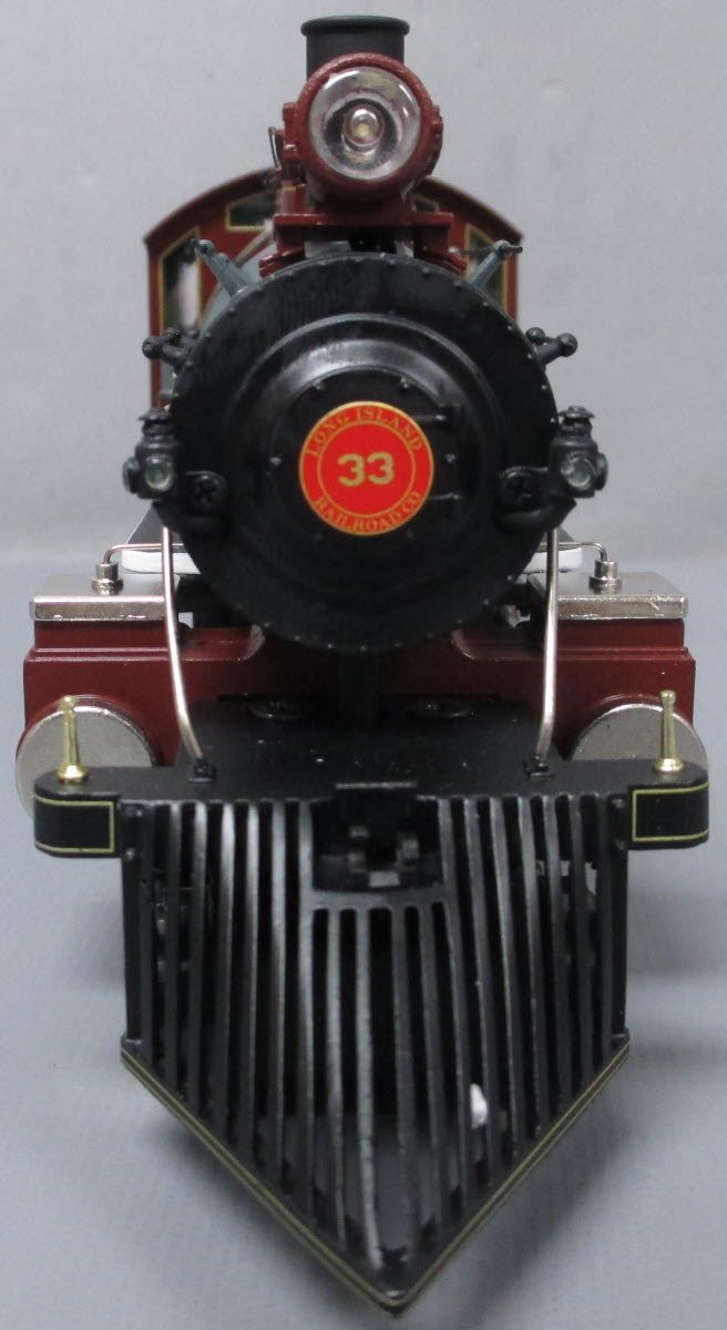 MTH 20-3592-1 O Gauge Long Island 4-4-0 AM Steam Locomotive #33 w/PS 3.0