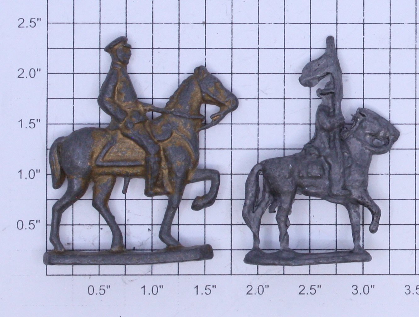 Acme 0707-1430 Unpainted Metal Military Figure Assortment (Bag of 2)