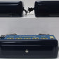 MTH 10-8503 O Two-Tone Blue 600 Series Passenger Car Set (Set of 3)