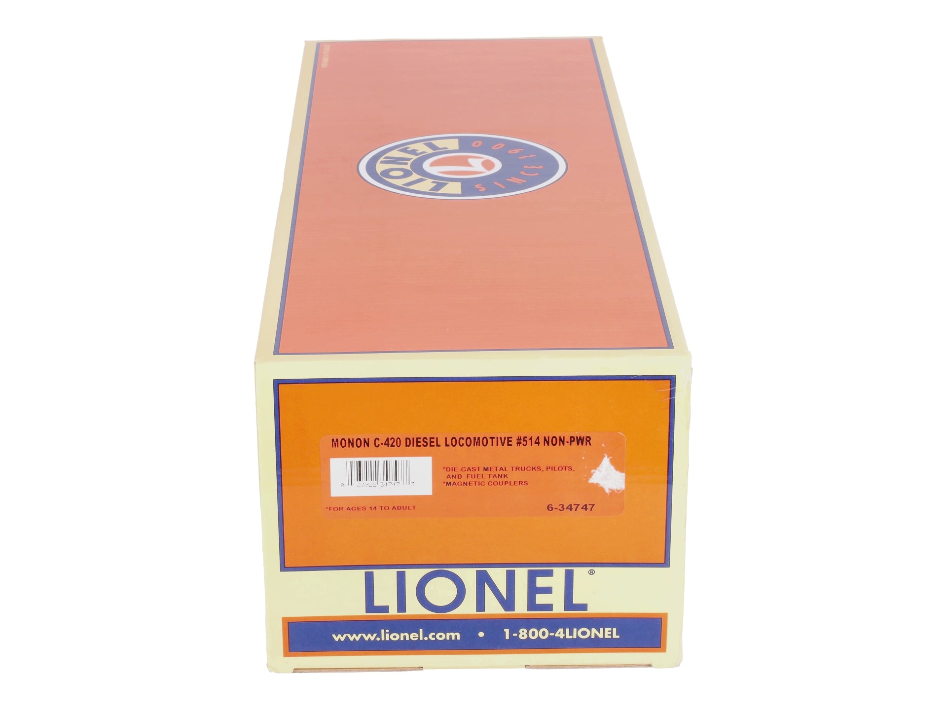 Lionel 6-34747 O Monon C-420 Non-Powered Diesel Locomotive #514