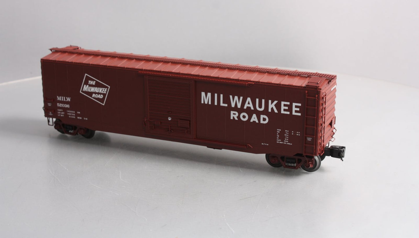 MTH 20-93560 O Gauge Milwaukee Rd. 50' Ps-1 Boxcar #52036 w/Youngstown Door