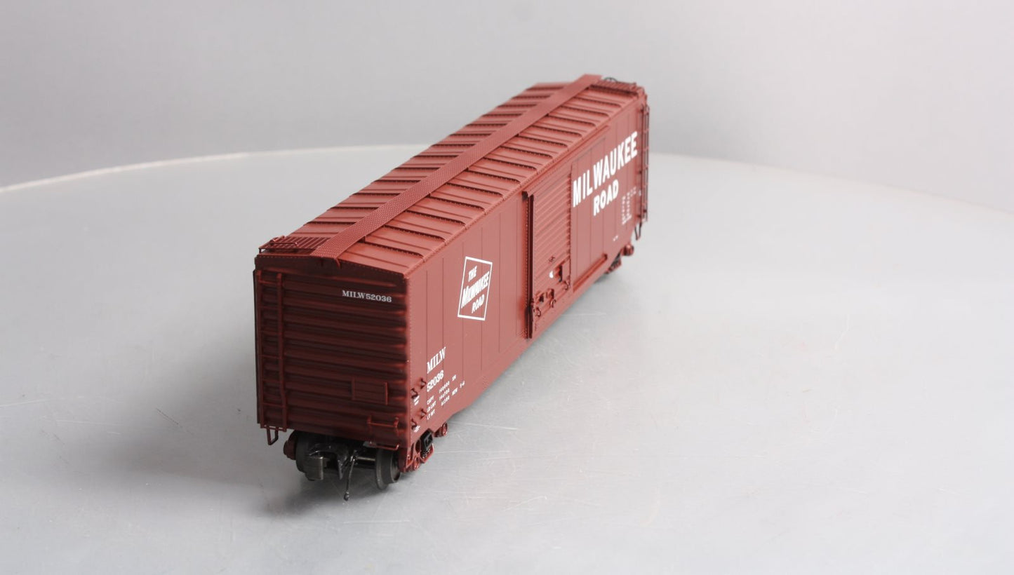 MTH 20-93560 O Gauge Milwaukee Rd. 50' Ps-1 Boxcar #52036 w/Youngstown Door