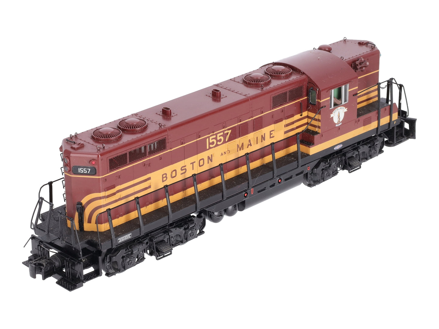 MTH 20-20361-1 O Boston & Maine GP7 Diesel Engine #1557 w/PS3