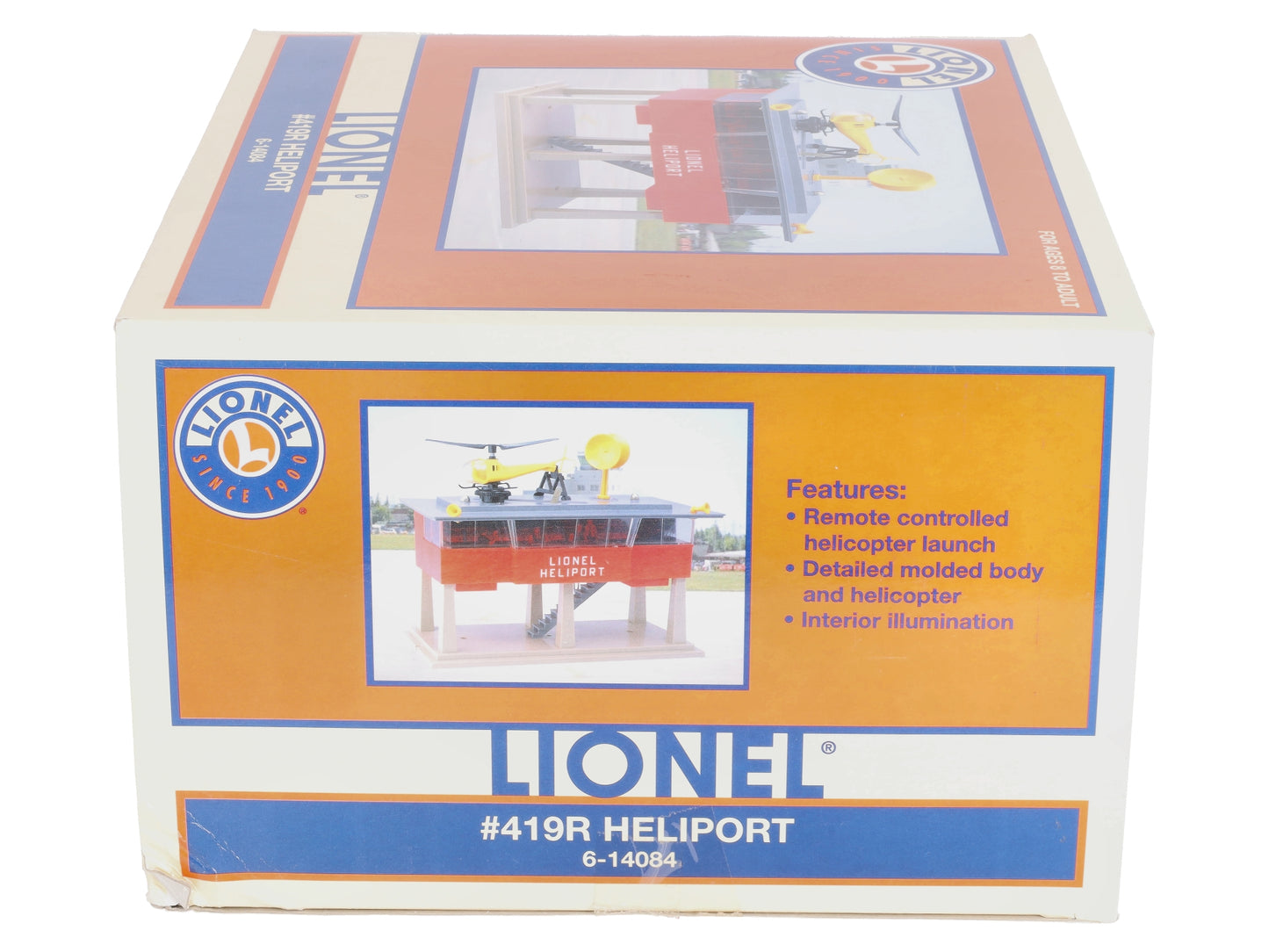Lionel 6-14084 419R Operating Lionel Heliport