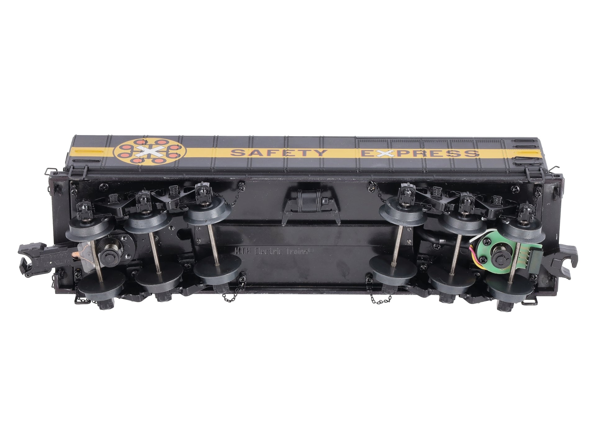 MTH 20-3686 O Chessie Auxiliary Diecast Water Tender II (Hi-Rail Wheels)