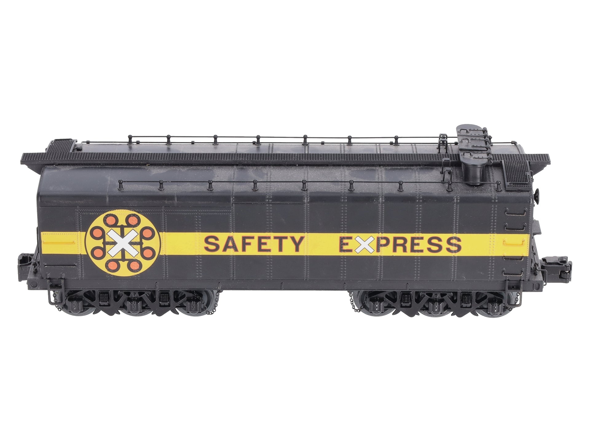 MTH 20-3686 O Chessie Auxiliary Die-Cast Water Tender II (Hi-Rail