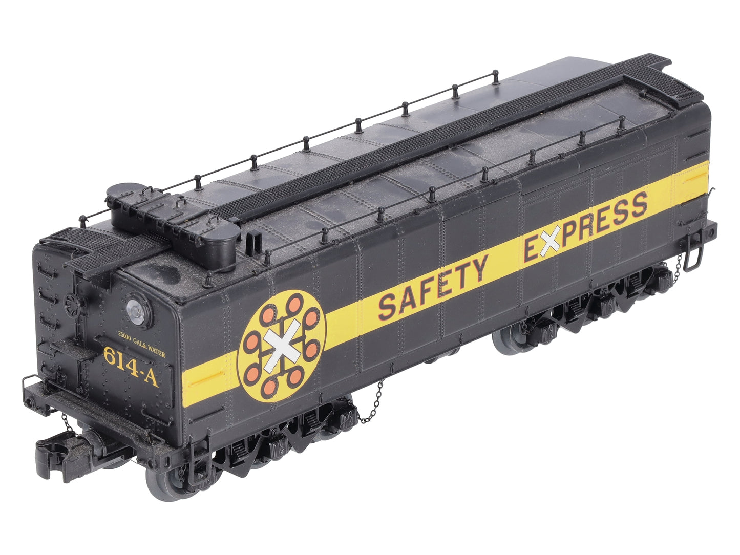 MTH 20-3686 O Chessie Auxiliary Diecast Water Tender II (Hi-Rail Wheels)