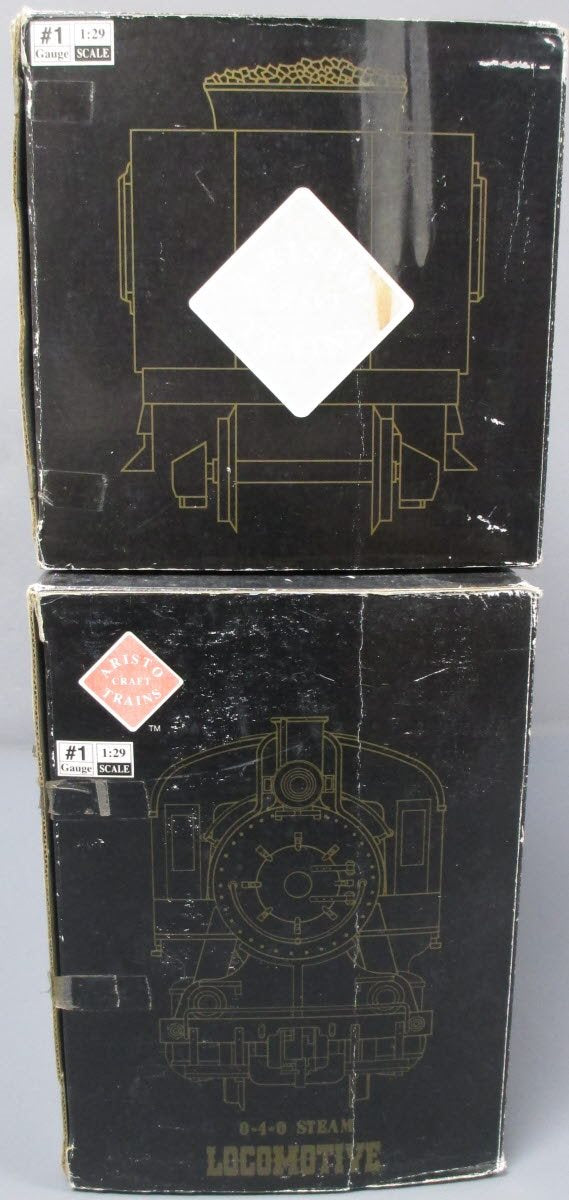 Aristo-Craft 21309 AT&SF 0-4-0 Switcher & Tender with Smoke & Sound