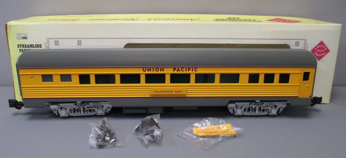Aristo-Craft 32304 G Union Pacific "Yellowstone Park" Streamlined Coach Car
