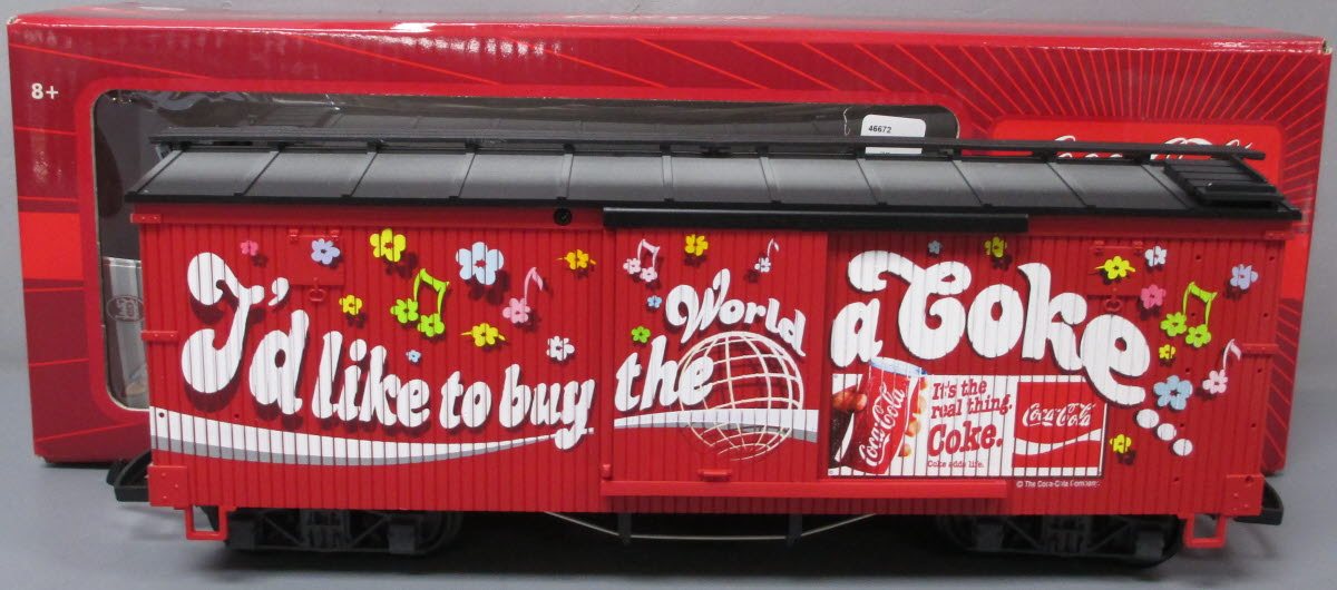 LGB 46672 G Coca-Cola Melody Boxcar with Sound