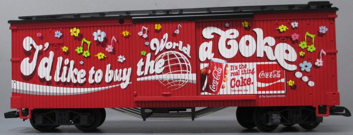 LGB 46672 G Coca-Cola Melody Boxcar with Sound